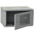 IPCOM 6U 600x450 двері перфорація (сіра) Шафа телекомунікаційна фото 2
