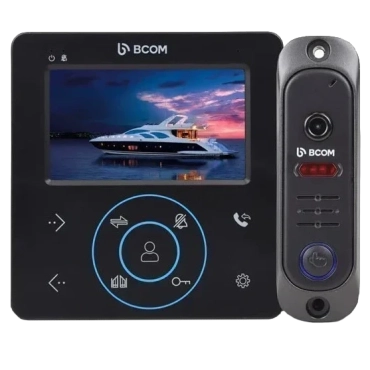 BCOM BD-480M Black Kit Комплект видеодомофона