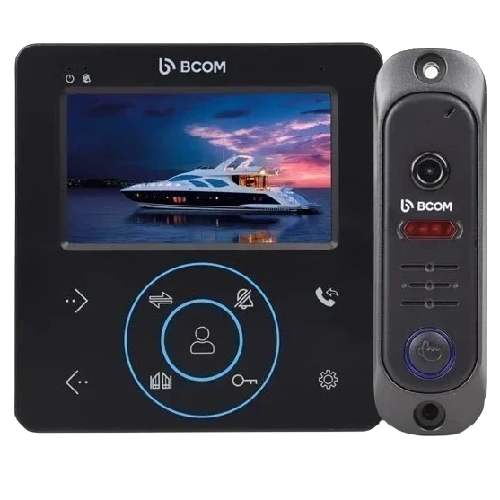 BCOM BD-480M Black Kit Комплект видеодомофона