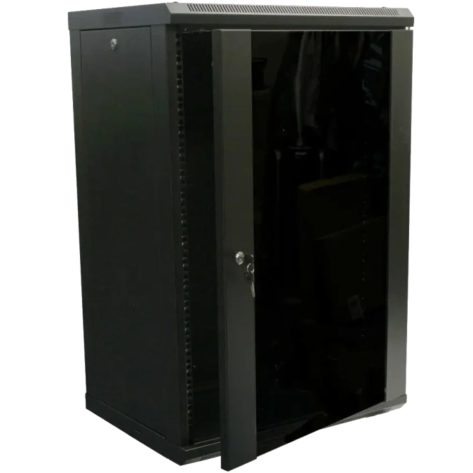 Hypernet PL-WMNC-15U-BLACK 600x450 ProLine Шафа коммутаційна настінна розбірна фото 1