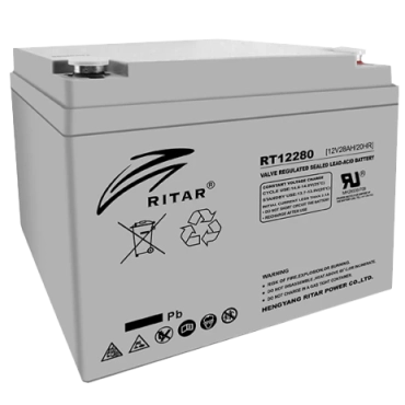 RITAR AGM RT12280 12V 28Ah Акумуляторна батарея
