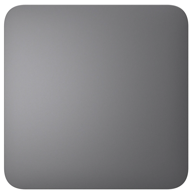 Ajax SoloButton (1-gang/2-way) grey Кнопка для одноклавішного чи прохідного вимикача фото 1