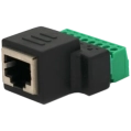 RJ-45(F) (8 контактів) з клемами під кабель Роз'єм фото 1