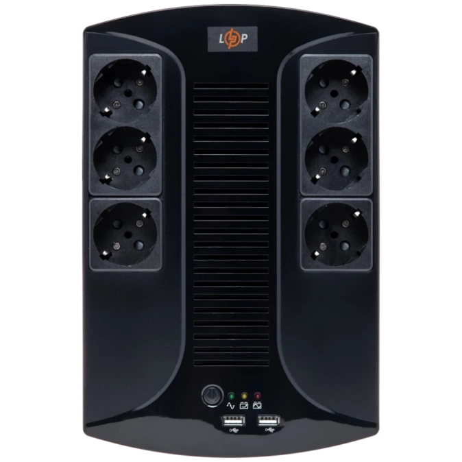 Logicpower LP 650VA-6PS (455Вт) Джерело безперебійного живлення фото 1