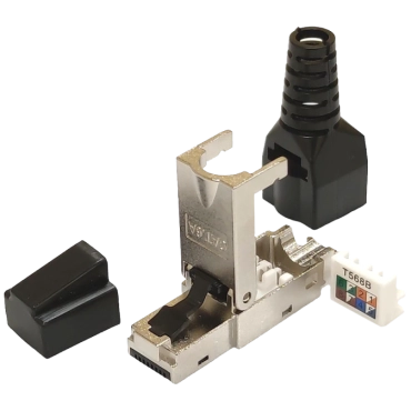 RJ45 STP кат. 6A Конектор екранований безінструментальний