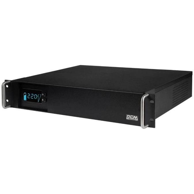 Powercom KIN-1200AP LCD 960 Вт Джерело безперебійного живлення фото 1