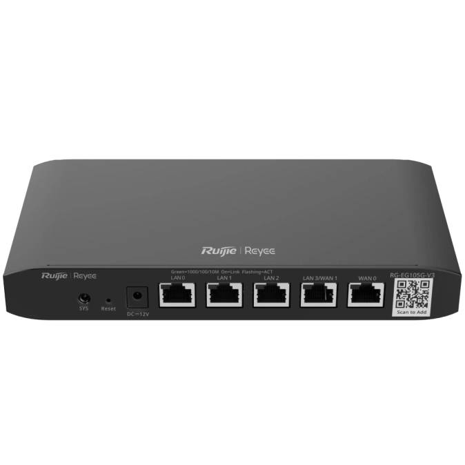 Ruijie Reyee RG-EG105G-V3 Маршрутизатор фото 1