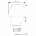TITANUM A60 12W E27 4100K 220V LED лампа фото 2