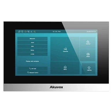 Akuvox C313WE silver Відеодомофон фото 1