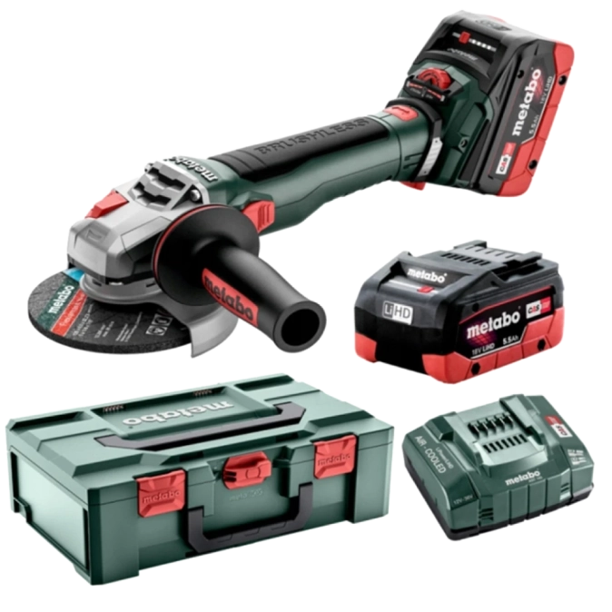 Metabo WVB 18 LT BL 11-125 Quick (613057660) Акумуляторна кутова шліфувальна машина фото 1
