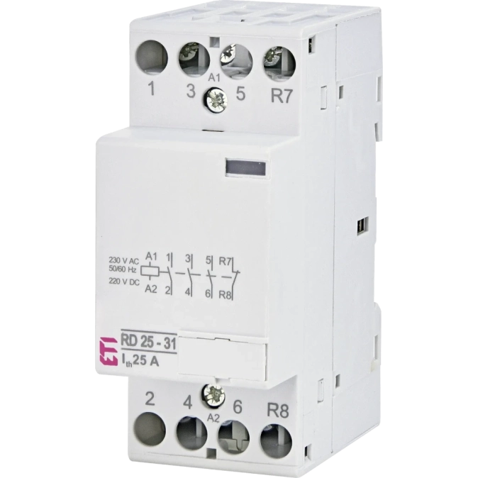 ETI RA 25-31 230V AC Контактор модульний фото 1