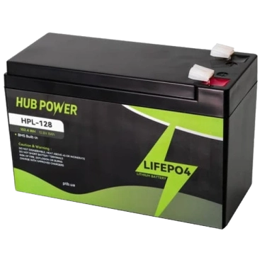 Hub Power HPL-128 LiFePO4 12В/8А•ч Аккумуляторная батарея