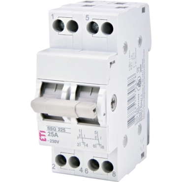 ЕТІ SSQ 240 "1-0-2", 2p 40A Переключатель нагрузки
