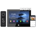 Neolight ALPHA Hybrid Black + PRIME FHD Black з кутком Комплект відеодомофону фото 1