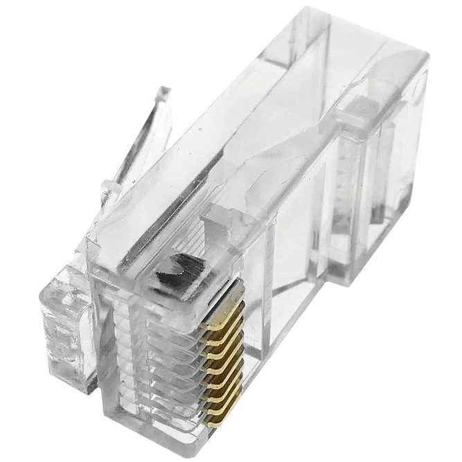 RJ45 кат. 5e Коннектор соединительный неэкранированный (упаковка 100 шт) фото 1