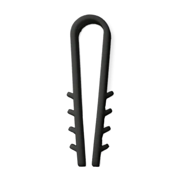 Дюбель Ziplex ялинка кругла d 6 чорна (100 шт) фото 1
