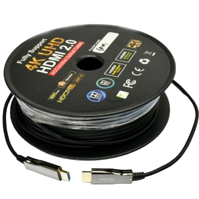 HDMI 2.0 патчкорд 60м 4K UHD (AOC) фото 1