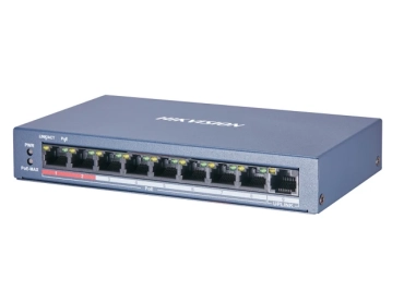 DS-3E0109P-E/M(B) 8 портовый POE коммутатор Hikvision