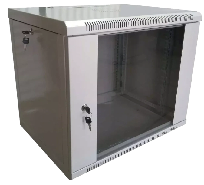 Hypernet WMNC-9U-FLAT-AC Шафа коммутаційна настінна 9U 600x450 розбірна фото 1