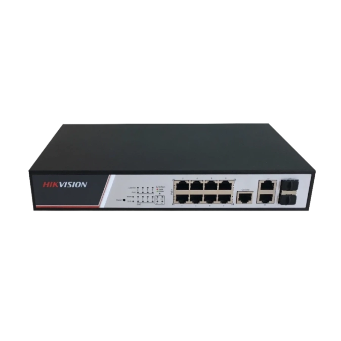 DS-3E2310P керований комутатор PoE з 8 портами Fast Ethernet фото 1