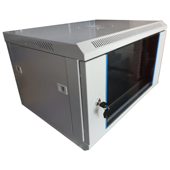 Hypernet WMNC-6U-FLAT-AC Шафа коммутаційна настінна 6U 600x450 розбірна фото 1