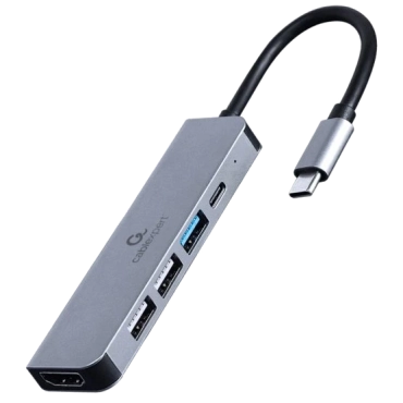 Cablexpert A-CM-COMBO5-03 USB-C 5-в-1 Док станція