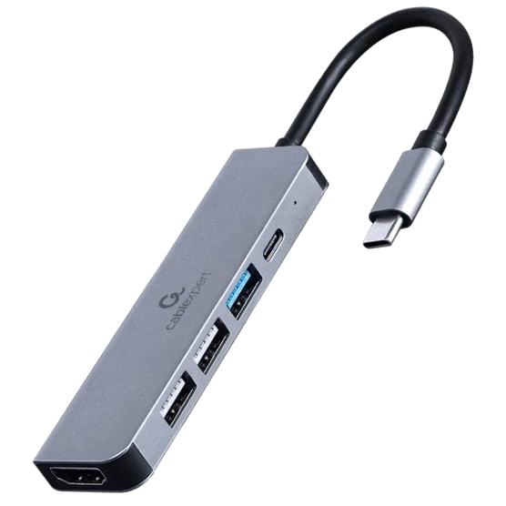 Cablexpert A-CM-COMBO5-03 USB-C 5-в-1 Док станція