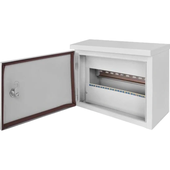 E.NEXT e.mbox.stand.n.12.z Шафа металева, під 12мод., герметична IP54, навісна, з замком фото 1