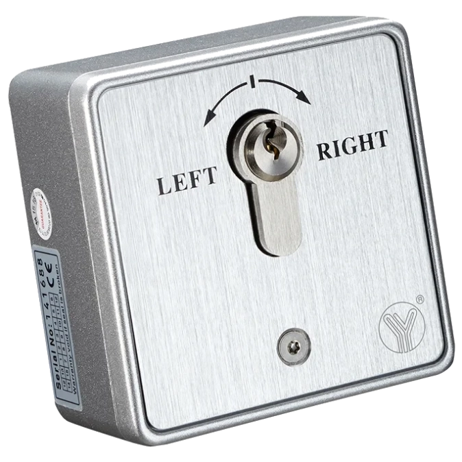 Yli Electronic YKS-851EN Кнопка аварійного виходу із ключем фото 1