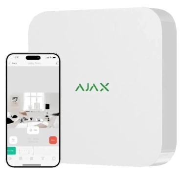 Ajax NVR (8ch) (8EU) white Відеореєстратор