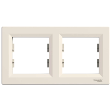 Schneider Electric Asfora EPH5800223 РАМКА ДВОМІСНА ГОРИЗОНТАЛЬНА
