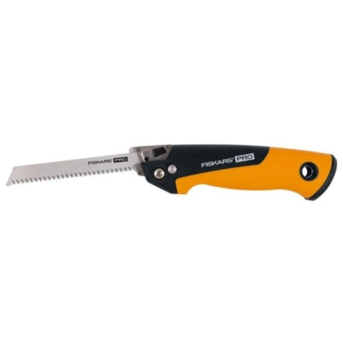 Fiskars Pro PowerTooth 13/24 TPI (1062934) Пила універсальна складана 2 полотна (метал, дерево) 150 мм фото 1