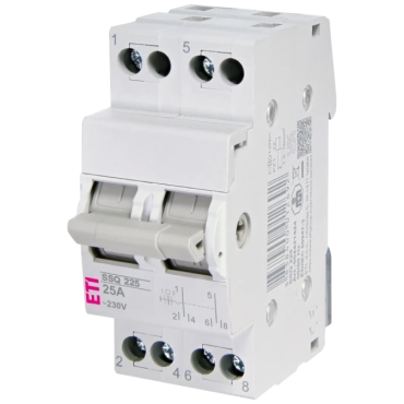 ЕТІ SSQ 225 "1-0-2" 2p 25A Переключатель нагрузки