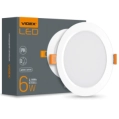 VIDEX 6W 5000K 220V LED світильник Back круглий фото 5