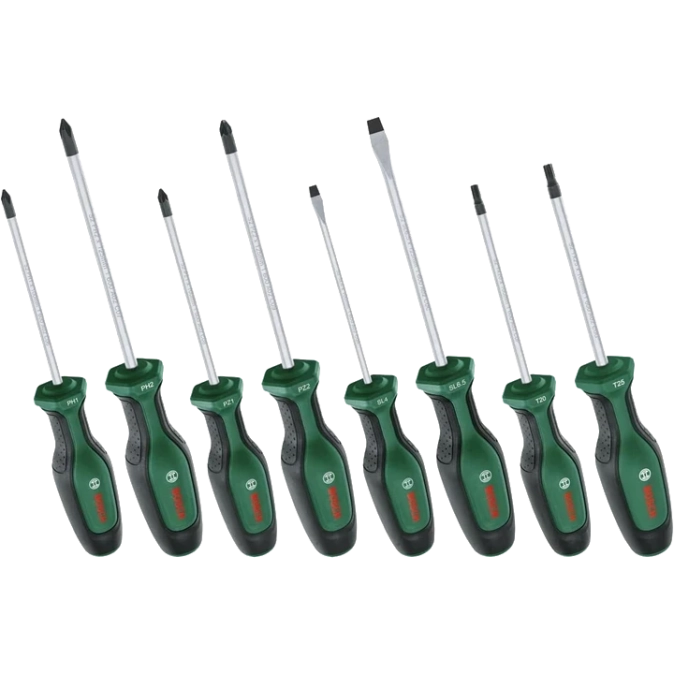 Bosch (1600A02BX8) PH/PZ/SL/Torx 8 шт Набір викруток фото 1