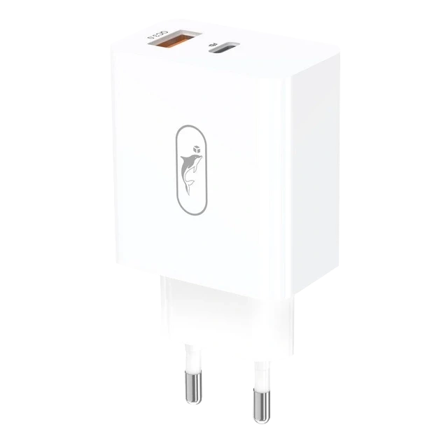 SkyDolphin SC02 (2USBx2.4A) White (MZP-000185) Мережевий зарядний пристрій фото 1