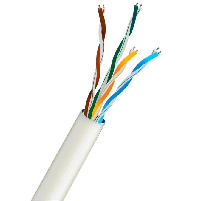 KRAFT UTP CAT5E CU 0.5 mm PVC Indoor White (305м) Кабель фото 1
