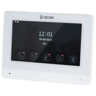 BCOM BD-760FHD/T White Видеодомофон
