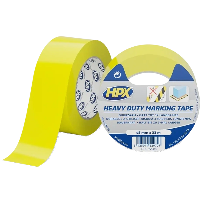 HPX TY5033 HEAVY DUTY 48мм х 33м Стрічка для розмітки фото 1