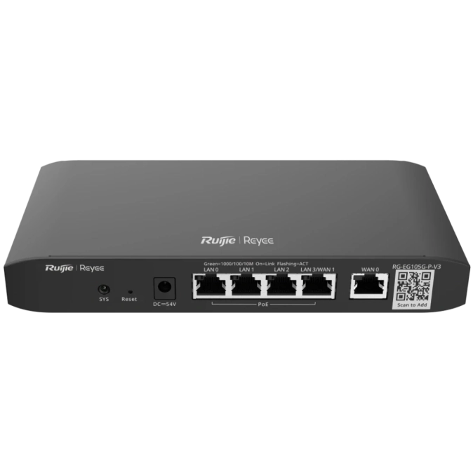 Ruijie Reyee RG-EG105G-P-V3 Маршрутизатор фото 1