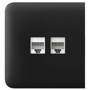 Ajax SideCover (LAN) black Фронтальная панель