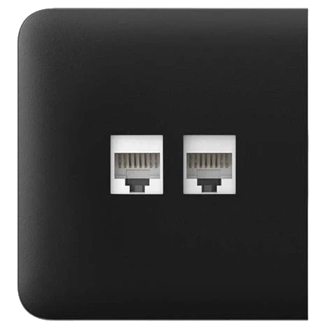 Ajax SideCover (LAN) black Фронтальна панель фото 1