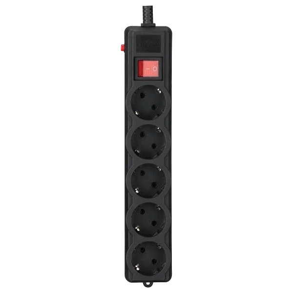 Gembird SPG5-G-10B-PRO Мережевий фільтр 3 м кабель 5 розеток фото 1