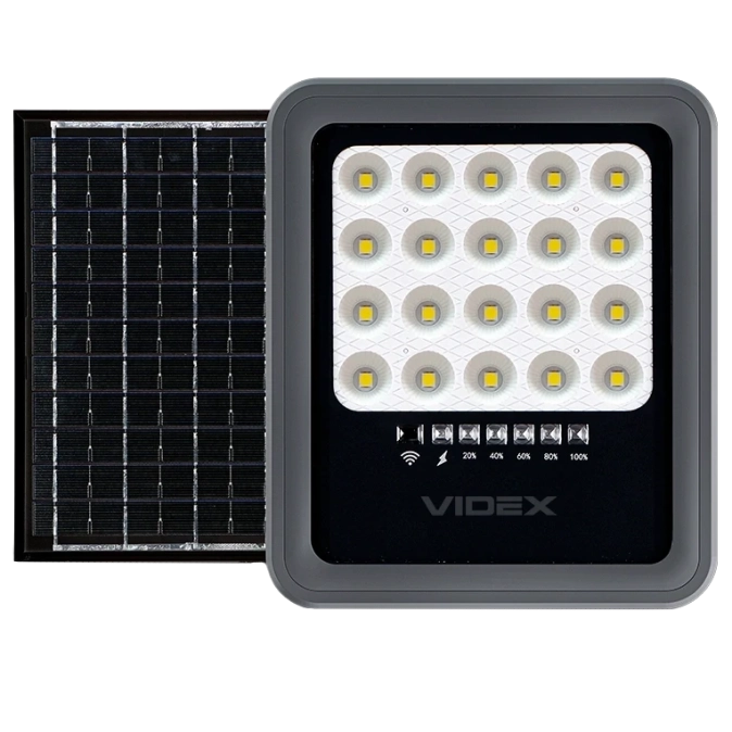 VIDEX 500Lm 5000K 3.2 V LED прожектор автономний фото 1