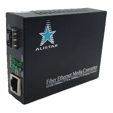 ALISTAR X1S 1G 10/100/1000BASE-T RJ-45 - SFP Slot 1000Base-SX/LX External Power Supply Медіаконвертор фото 1