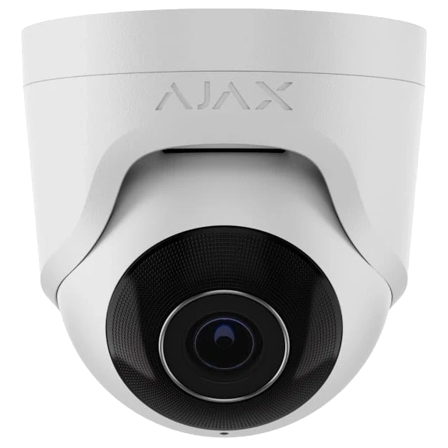 TurretCam (8EU) ASP white 8МП (2.8мм) IP відеокамера Ajax фото 1