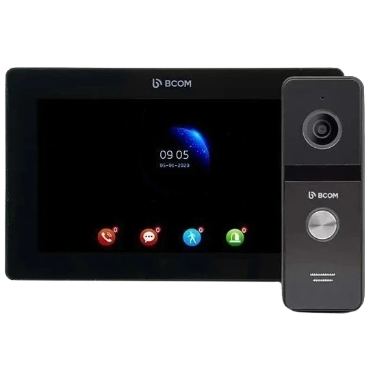 BCOM BD-770FHD Black Kit Комплект відеодомофона фото 1