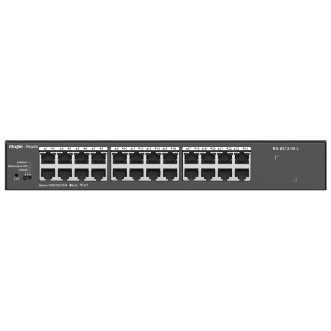 Ruijie Reyee RG-ES124G-L Комутатор 24 порти некерований фото 1