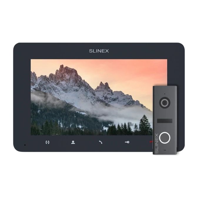 Slinex SM-07MN Graphite + ML-17HD Graphite Комплект відеодомофона фото 1