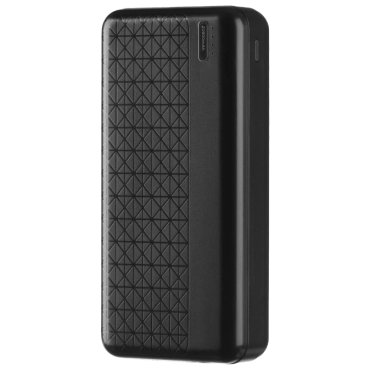 2E 20000mAh Geometry PD+QC 3.0 18W black Повербанк